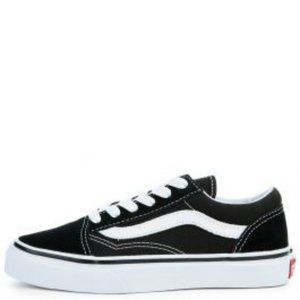 Vans Kids Black & White Old Skool Shoes Size 2.5